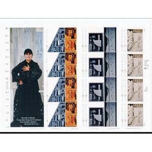 Scott #3383a (3379-83) Louise Nevelson Full Sheet of 20 Stamps - MNH